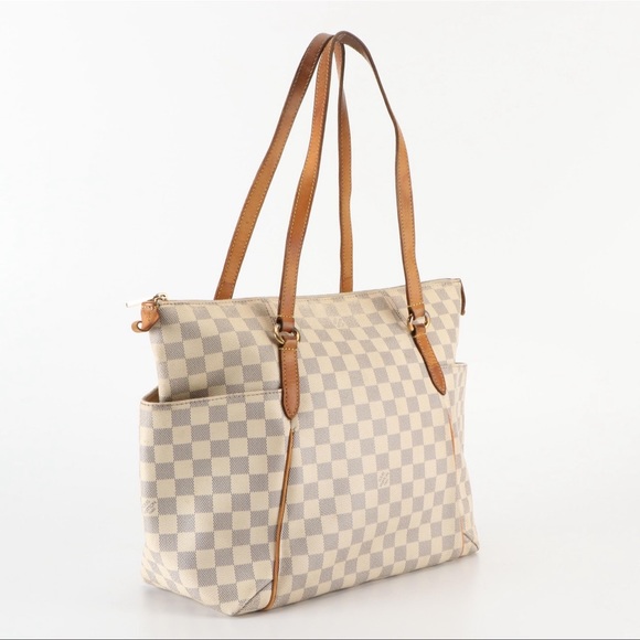 Louis Vuitton Totally MM in Damier Azur Canvas and Vachetta leather. - Picture 2 of 11